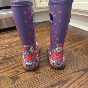 Bogs girls rain boots